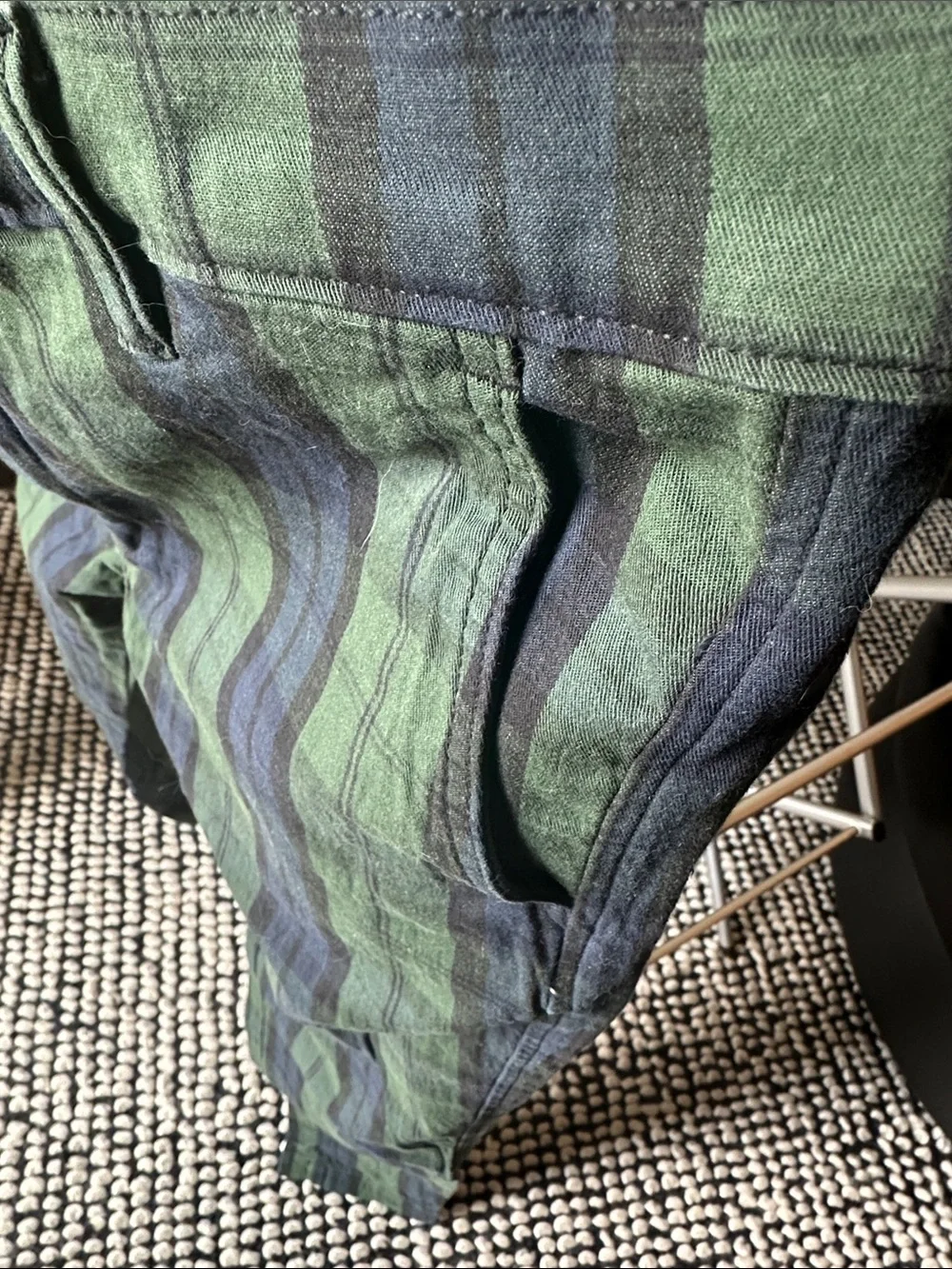 Levi's XX Chino Standard Taper Green Plaid Men's Pants